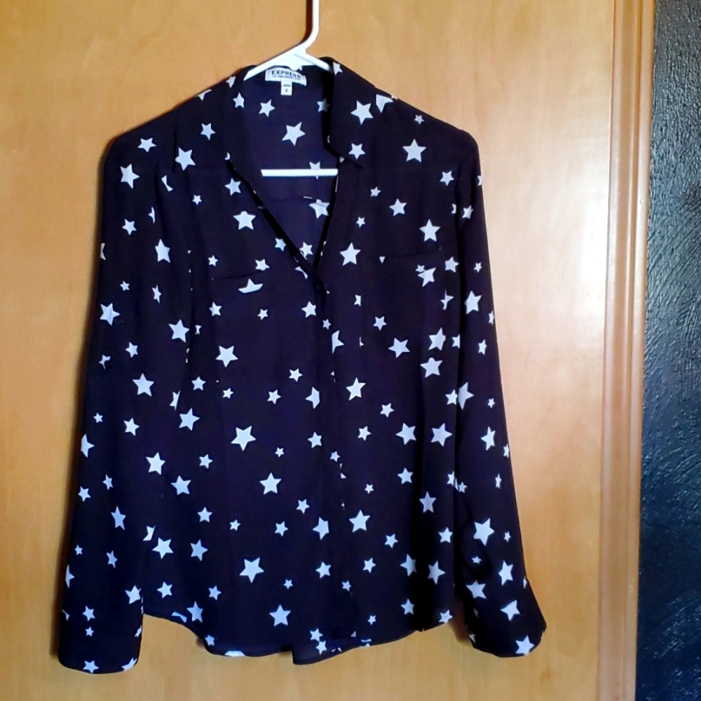 Portofino shirt from EXPRESS with stars 🌟